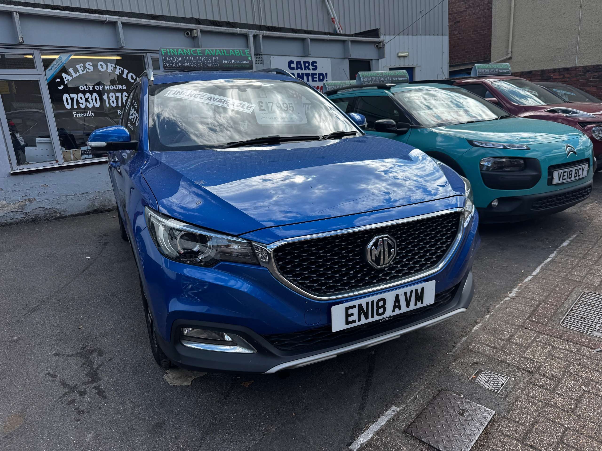A 2018 MG ZS 1.5 VTi-TECH Exclusive SUV 5dr Petrol Manual Euro 6 (s/s) (106 ps) A 2018 MG ZS 1.5 VTi-TECH Exclusive SUV 5dr Petrol Manual Euro 6 (s/s) (106 ps)