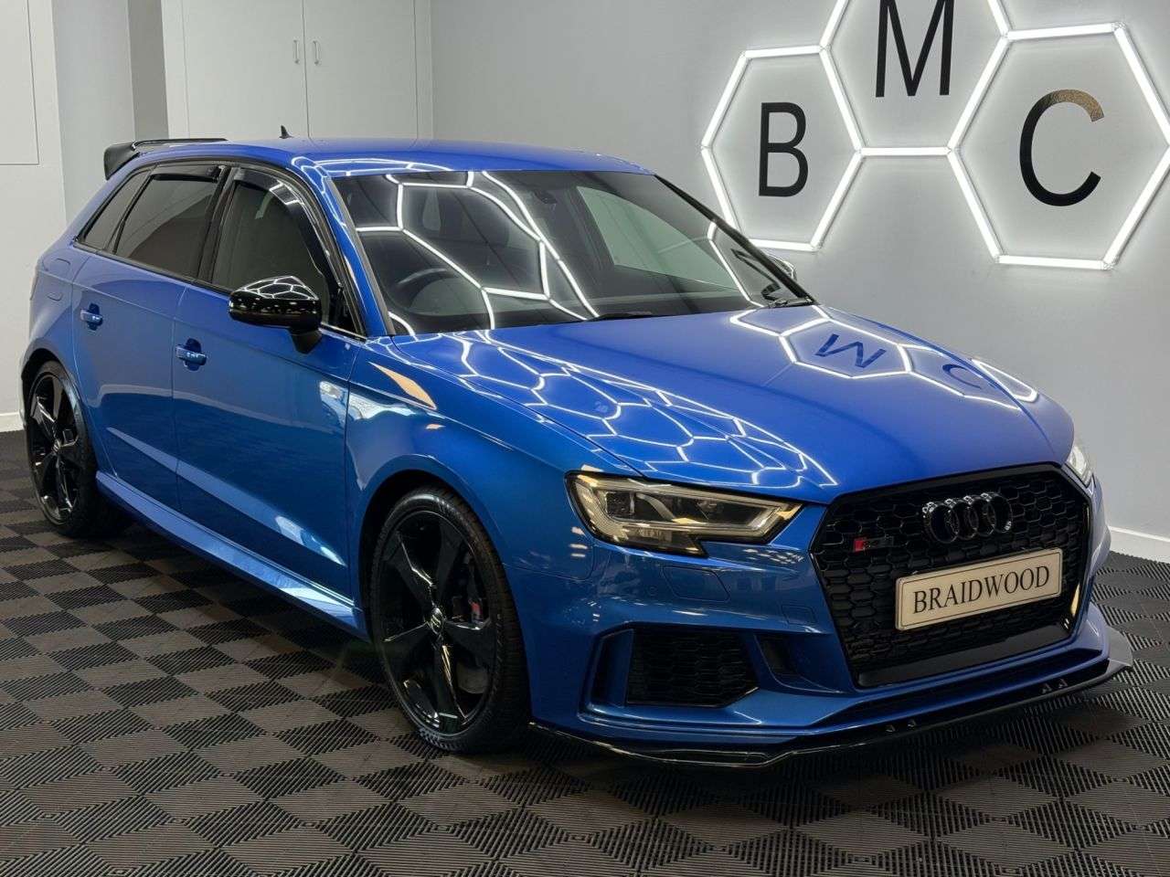 A 2019 AUDI RS3 2.5 TFSI GPF Sportback 5dr Petrol S Tronic quattro Euro 6 (s/s) (400 ps) A 2019 AUDI RS3 2.5 TFSI GPF Sportback 5dr Petrol S Tronic quattro Euro 6 (s/s) (400 ps)