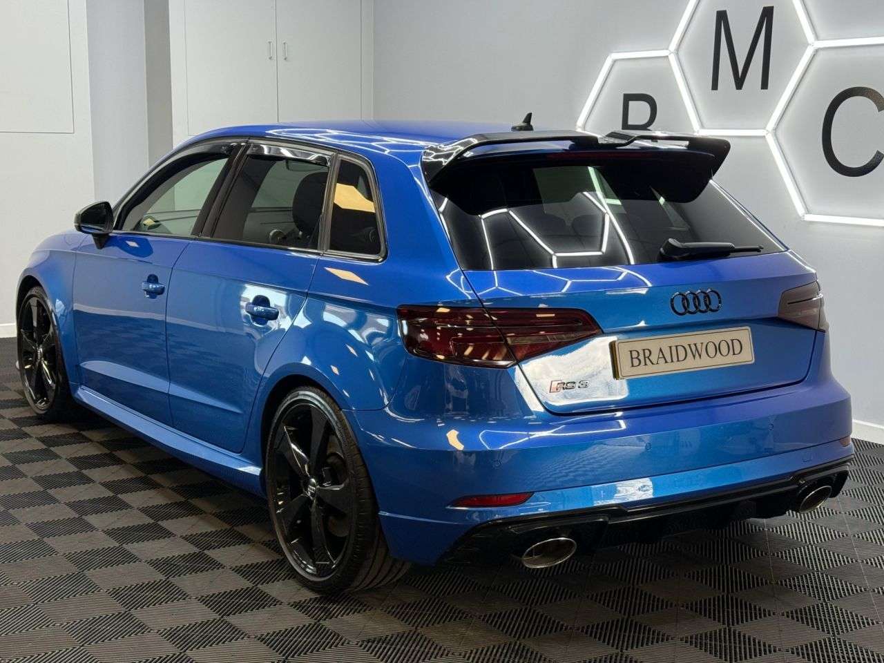 A 2019 AUDI RS3 2.5 TFSI GPF Sportback 5dr Petrol S Tronic quattro Euro 6 (s/s) (400 ps) A 2019 AUDI RS3 2.5 TFSI GPF Sportback 5dr Petrol S Tronic quattro Euro 6 (s/s) (400 ps)