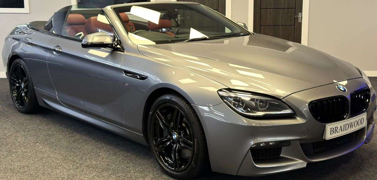 A 2018 BMW 6 SERIES 4.4 650i GPF V8 M Sport Convertible 2dr Petrol Auto Euro 6 (s/s) (450 ps) A 2018 BMW 6 SERIES 4.4 650i GPF V8 M Sport Convertible 2dr Petrol Auto Euro 6 (s/s) (450 ps)