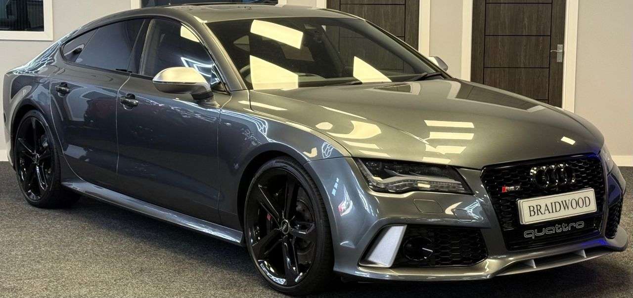 A 2014 AUDI RS7 4.0 TFSI V8 Sportback 5dr Petrol Tiptronic quattro Euro 5 (s/s) (560 ps) A 2014 AUDI RS7 4.0 TFSI V8 Sportback 5dr Petrol Tiptronic quattro Euro 5 (s/s) (560 ps)