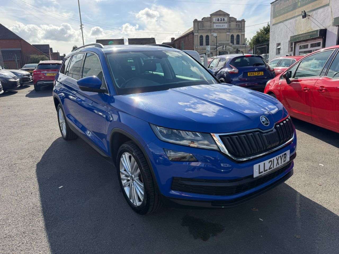 A 2021 SKODA KODIAQ 1.5 TSI ACT SE L SUV 5dr Petrol DSG Euro 6 (s/s) (7 Seat) (150 ps) APPLE/AN A 2021 SKODA KODIAQ 1.5 TSI ACT SE L SUV 5dr Petrol DSG Euro 6 (s/s) (7 Seat) (150 ps) APPLE/AN