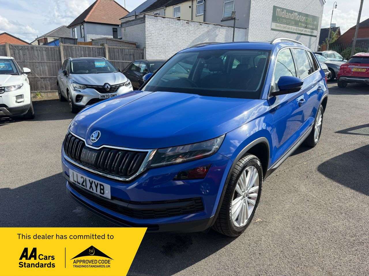 A 2021 SKODA KODIAQ 1.5 TSI ACT SE L SUV 5dr Petrol DSG Euro 6 (s/s) (7 Seat) (150 ps) APPLE/AN A 2021 SKODA KODIAQ 1.5 TSI ACT SE L SUV 5dr Petrol DSG Euro 6 (s/s) (7 Seat) (150 ps) APPLE/AN