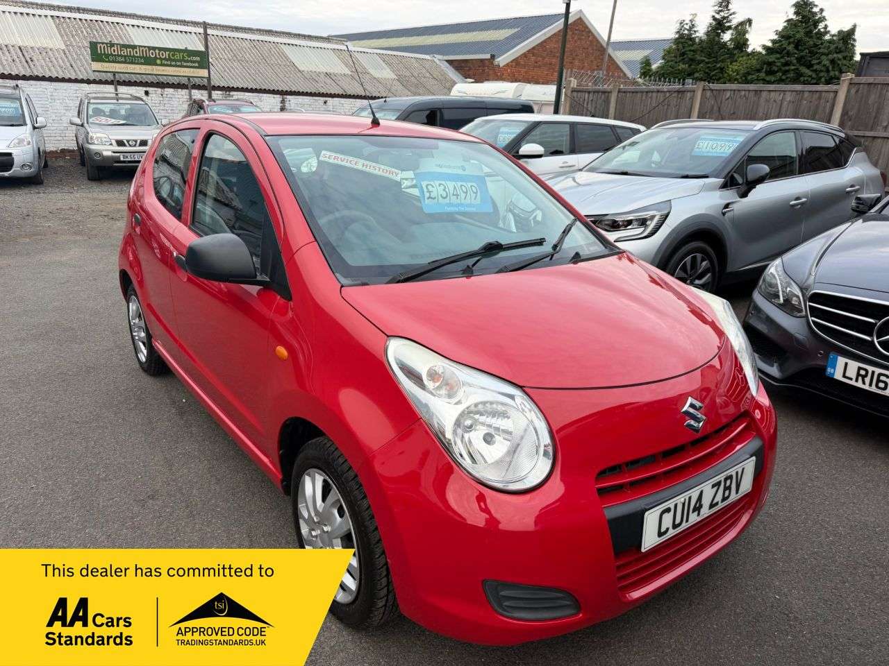 A 2014 SUZUKI ALTO 1.0 12V SZ Hatchback 5dr Petrol Manual Euro 5 (68 ps) NEW CLUTCH FITTED SEP A 2014 SUZUKI ALTO 1.0 12V SZ Hatchback 5dr Petrol Manual Euro 5 (68 ps) NEW CLUTCH FITTED SEP