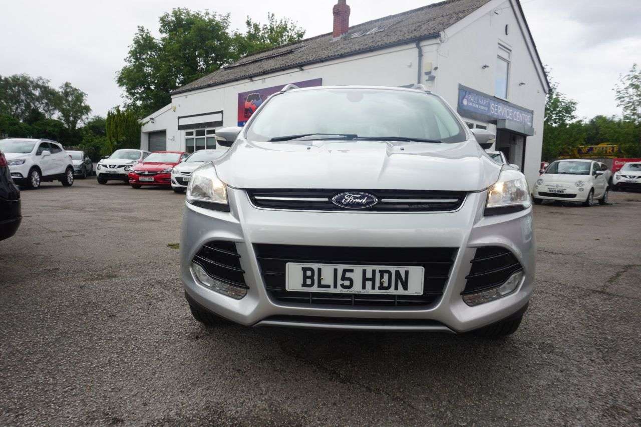 A 2015 FORD KUGA 2.0 TDCi Titanium SUV 5dr Diesel Manual 2WD Euro 6 (s/s) (150 ps) 6 Speed. A 2015 FORD KUGA 2.0 TDCi Titanium SUV 5dr Diesel Manual 2WD Euro 6 (s/s) (150 ps) 6 Speed.