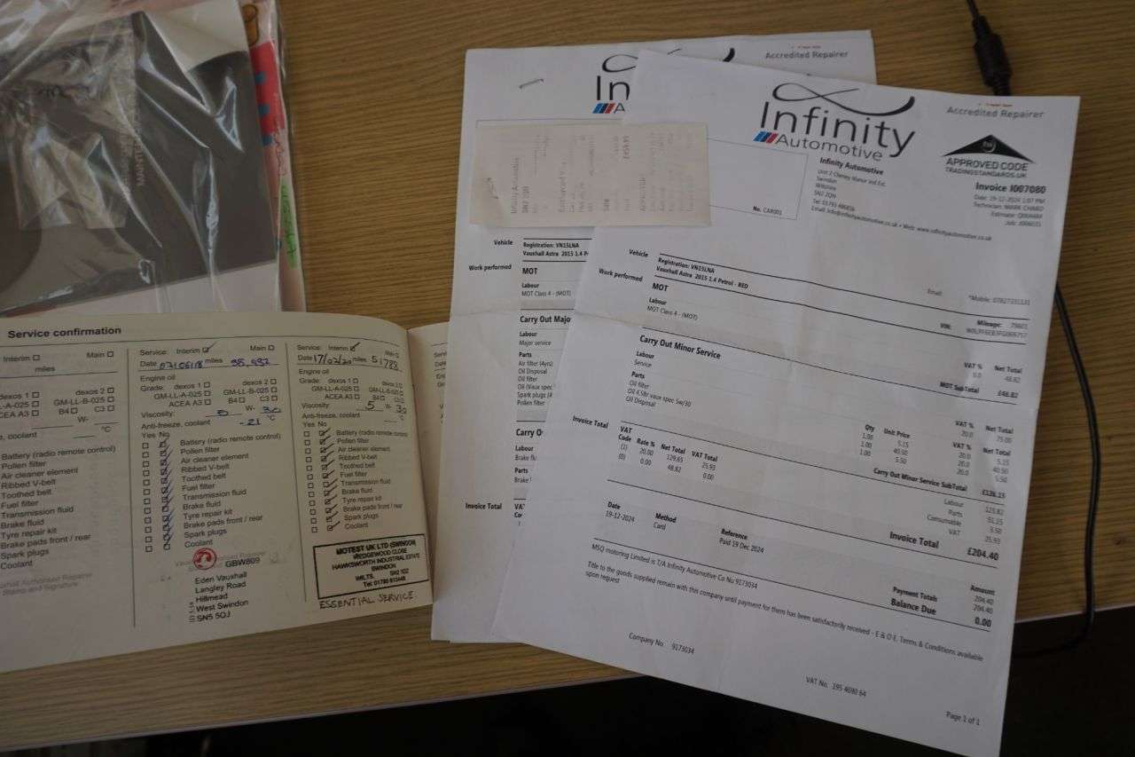 2015 VAUXHALL ASTRA 2015 VAUXHALL ASTRA