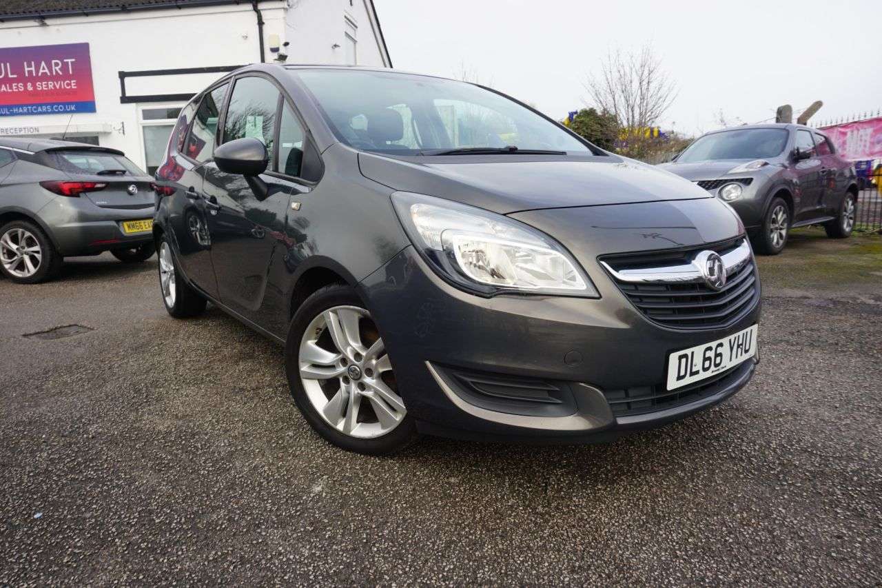 A 2016 VAUXHALL MERIVA 1.4i Club MPV 5dr Petrol Manual Euro 6 (100 ps) Air Conditioning. Alloys. A 2016 VAUXHALL MERIVA 1.4i Club MPV 5dr Petrol Manual Euro 6 (100 ps) Air Conditioning. Alloys.