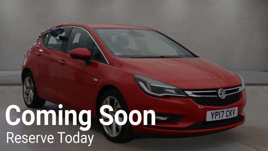 A 2017 VAUXHALL ASTRA 1.4i SRi Nav Hatchback 5dr Petrol Manual Euro 6 (100 ps) A 2017 VAUXHALL ASTRA 1.4i SRi Nav Hatchback 5dr Petrol Manual Euro 6 (100 ps)