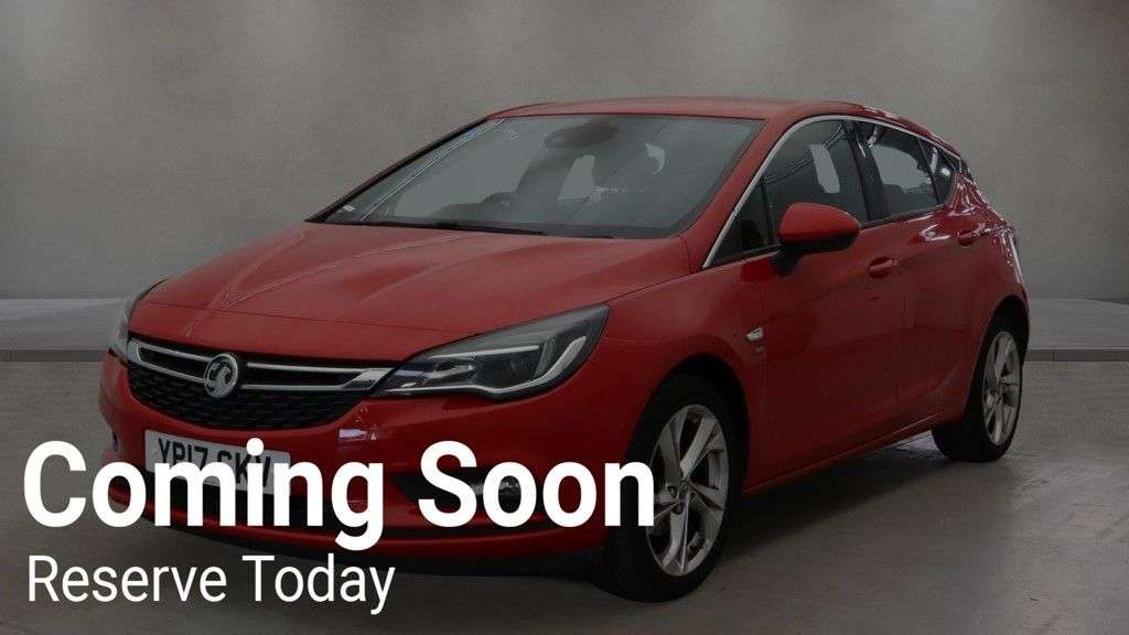 A 2017 VAUXHALL ASTRA 1.4i SRi Nav Hatchback 5dr Petrol Manual Euro 6 (100 ps) A 2017 VAUXHALL ASTRA 1.4i SRi Nav Hatchback 5dr Petrol Manual Euro 6 (100 ps)