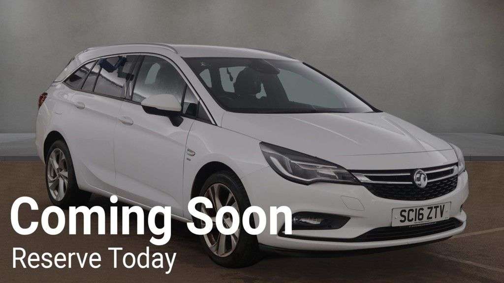 A 2016 VAUXHALL ASTRA 1.4i Turbo SRi Sports Tourer 5dr Petrol Manual Euro 6 (125 ps) A 2016 VAUXHALL ASTRA 1.4i Turbo SRi Sports Tourer 5dr Petrol Manual Euro 6 (125 ps)