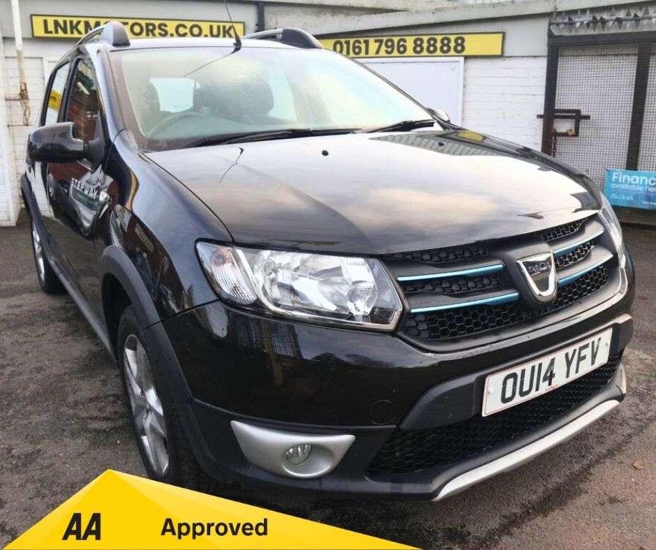 A 2014 DACIA SANDERO STEPWAY 1.5 dCi Laureate Hatchback 5dr Diesel Manual Euro 5 (90 ps) *2 YEAR WARRANT A 2014 DACIA SANDERO STEPWAY 1.5 dCi Laureate Hatchback 5dr Diesel Manual Euro 5 (90 ps) *2 YEAR WARRANT