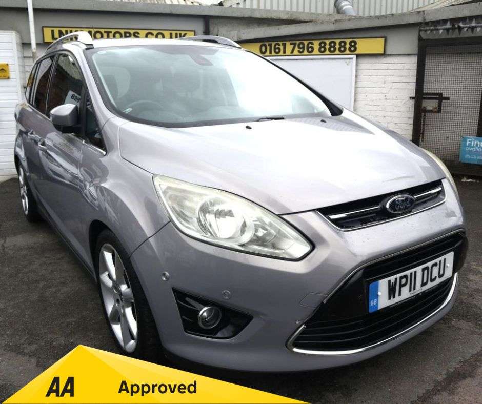 A 2011 FORD GRAND C-MAX 1.6T EcoBoost Titanium MPV 5dr Petrol Manual Euro 5 (150 ps) *2 YEAR WARRAN A 2011 FORD GRAND C-MAX 1.6T EcoBoost Titanium MPV 5dr Petrol Manual Euro 5 (150 ps) *2 YEAR WARRAN
