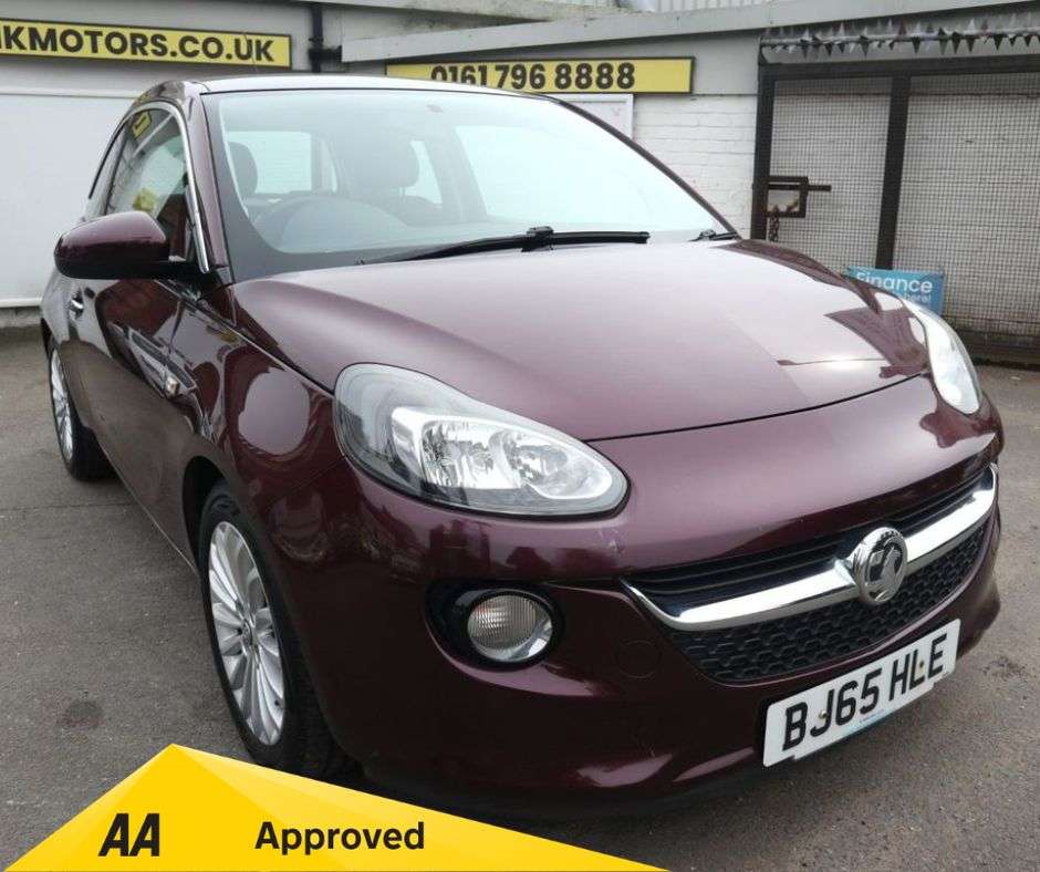 A 2015 VAUXHALL ADAM 1.4i GLAM Hatchback 3dr Petrol Manual Euro 6 (87 ps) *2 YEAR WARRANTY £99 + A 2015 VAUXHALL ADAM 1.4i GLAM Hatchback 3dr Petrol Manual Euro 6 (87 ps) *2 YEAR WARRANTY £99 +