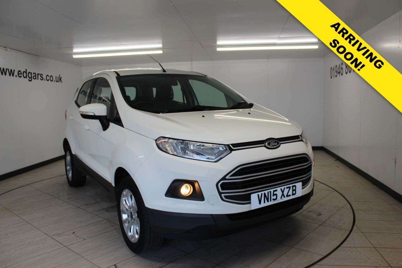 A 2015 FORD ECOSPORT 1.5 TDCi Zetec SUV 5dr Diesel Manual 2WD Euro 5 (90 ps) *2 YEAR WARRANTY £9 A 2015 FORD ECOSPORT 1.5 TDCi Zetec SUV 5dr Diesel Manual 2WD Euro 5 (90 ps) *2 YEAR WARRANTY £9