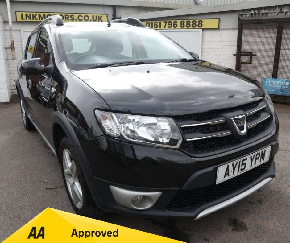 A 2015 DACIA SANDERO STEPWAY 1.5 dCi Laureate Hatchback 5dr Diesel Manual Euro 5 (90 ps) *2 YEAR WARRANT A 2015 DACIA SANDERO STEPWAY 1.5 dCi Laureate Hatchback 5dr Diesel Manual Euro 5 (90 ps) *2 YEAR WARRANT