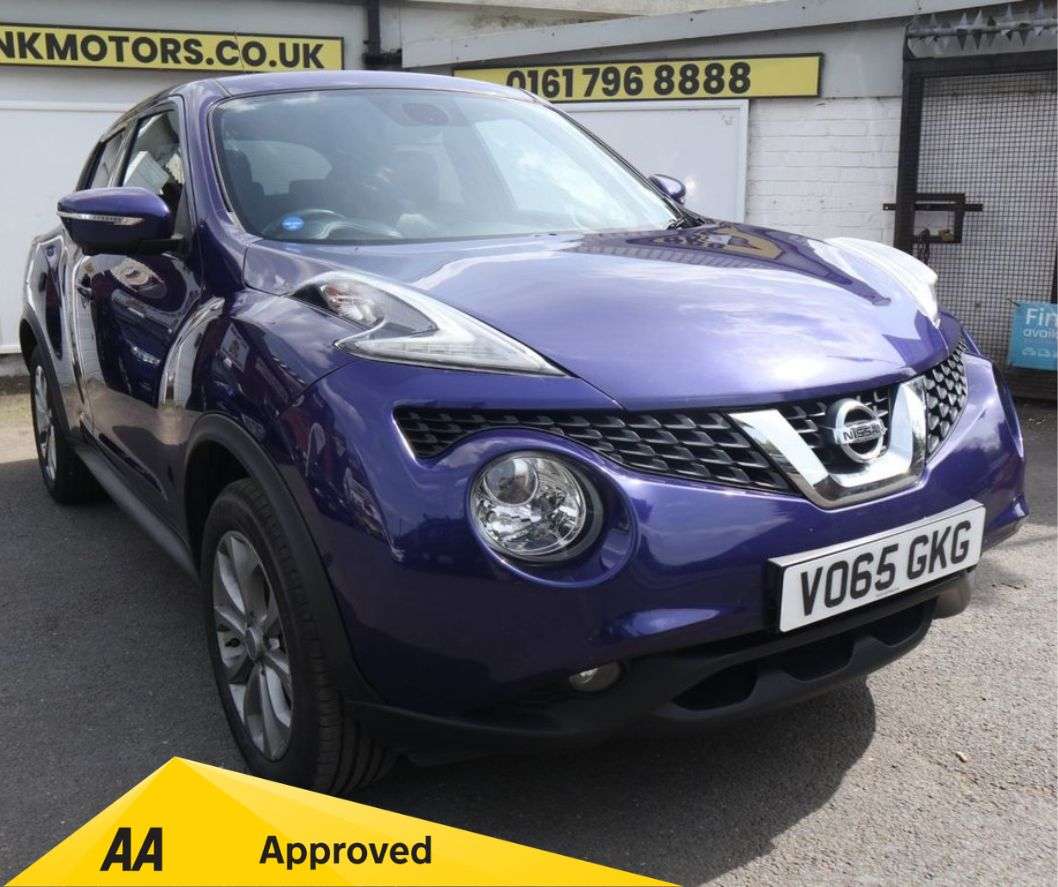 A 2015 NISSAN JUKE 1.5 dCi Tekna SUV 5dr Diesel Manual Euro 6 (s/s) (110 ps) *2 YEAR WTY FROM A 2015 NISSAN JUKE 1.5 dCi Tekna SUV 5dr Diesel Manual Euro 6 (s/s) (110 ps) *2 YEAR WTY FROM