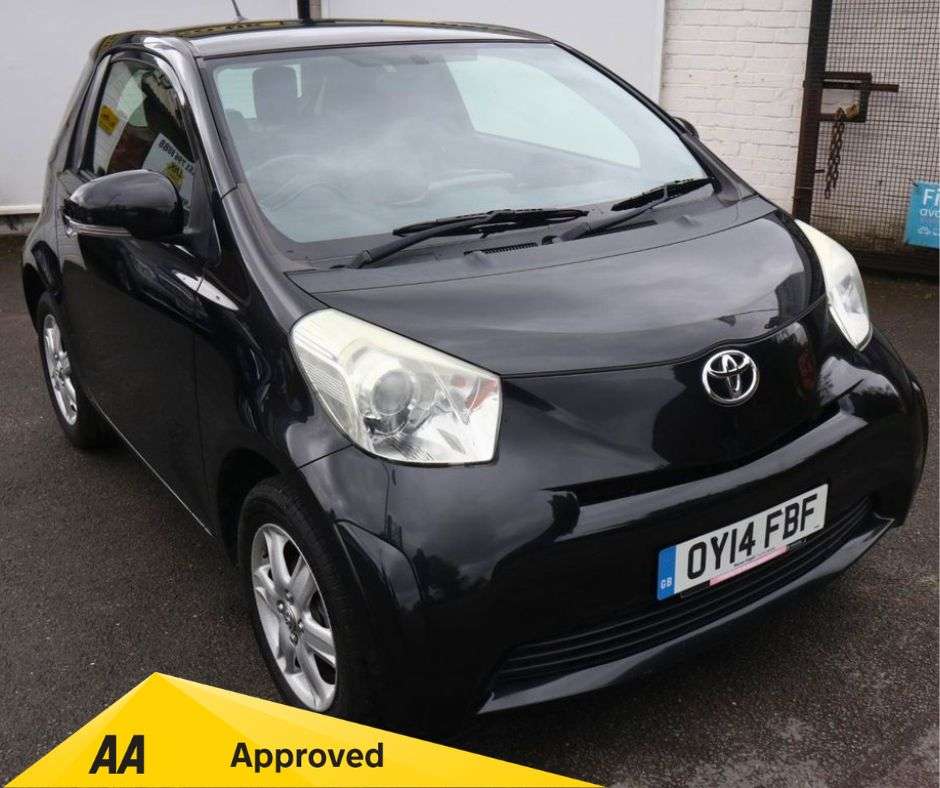 A 2014 TOYOTA IQ 1.0 VVT-i Hatchback 3dr Petrol Manual Euro 5 (68 ps) *2 YEAR WTY FROM £99 + A 2014 TOYOTA IQ 1.0 VVT-i Hatchback 3dr Petrol Manual Euro 5 (68 ps) *2 YEAR WTY FROM £99 +