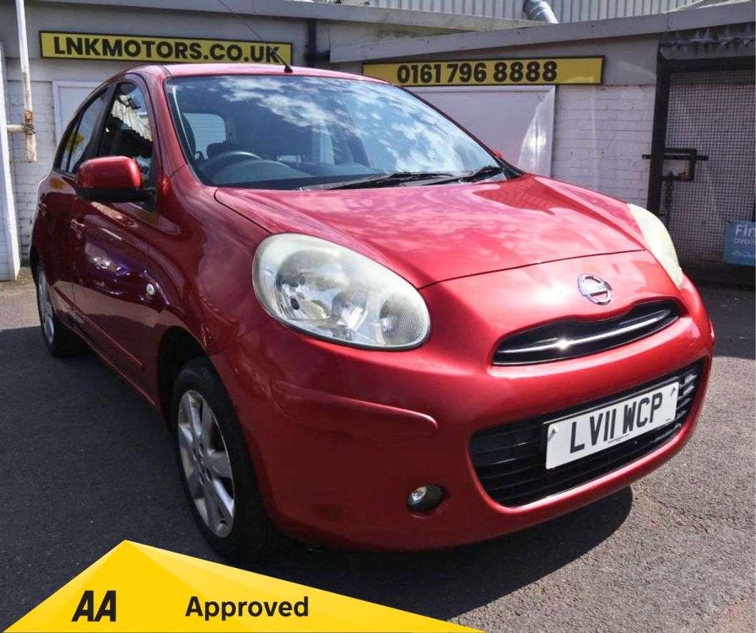 A 2011 NISSAN MICRA 1.2 12V Acenta Hatchback 5dr Petrol CVT Euro 5 (80 ps) *2 YEAR WTY FROM £99 A 2011 NISSAN MICRA 1.2 12V Acenta Hatchback 5dr Petrol CVT Euro 5 (80 ps) *2 YEAR WTY FROM £99