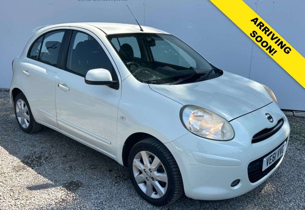 A 2012 NISSAN MICRA 1.2 DIG-S Acenta Hatchback 5dr Petrol Manual Euro 5 (s/s) (98 ps) *2 YEAR W A 2012 NISSAN MICRA 1.2 DIG-S Acenta Hatchback 5dr Petrol Manual Euro 5 (s/s) (98 ps) *2 YEAR W