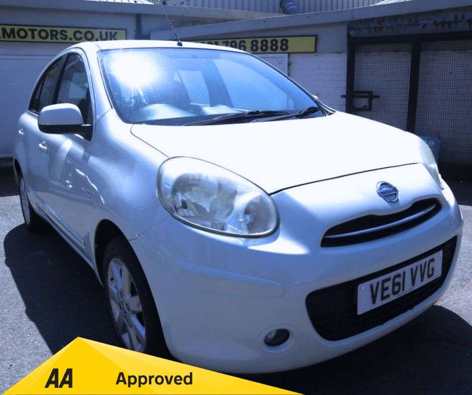 A 2012 NISSAN MICRA 1.2 DIG-S Acenta Hatchback 5dr Petrol Manual Euro 5 (s/s) (98 ps) *2 YEAR W A 2012 NISSAN MICRA 1.2 DIG-S Acenta Hatchback 5dr Petrol Manual Euro 5 (s/s) (98 ps) *2 YEAR W
