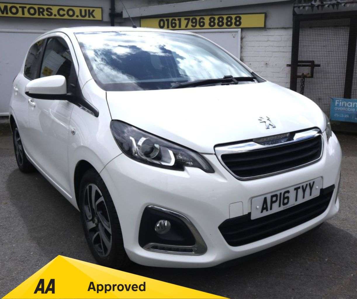 A 2016 PEUGEOT 108 1.2 PureTech Allure Hatchback 5dr Petrol Manual Euro 6 (82 ps) *2 YEAR WTY A 2016 PEUGEOT 108 1.2 PureTech Allure Hatchback 5dr Petrol Manual Euro 6 (82 ps) *2 YEAR WTY