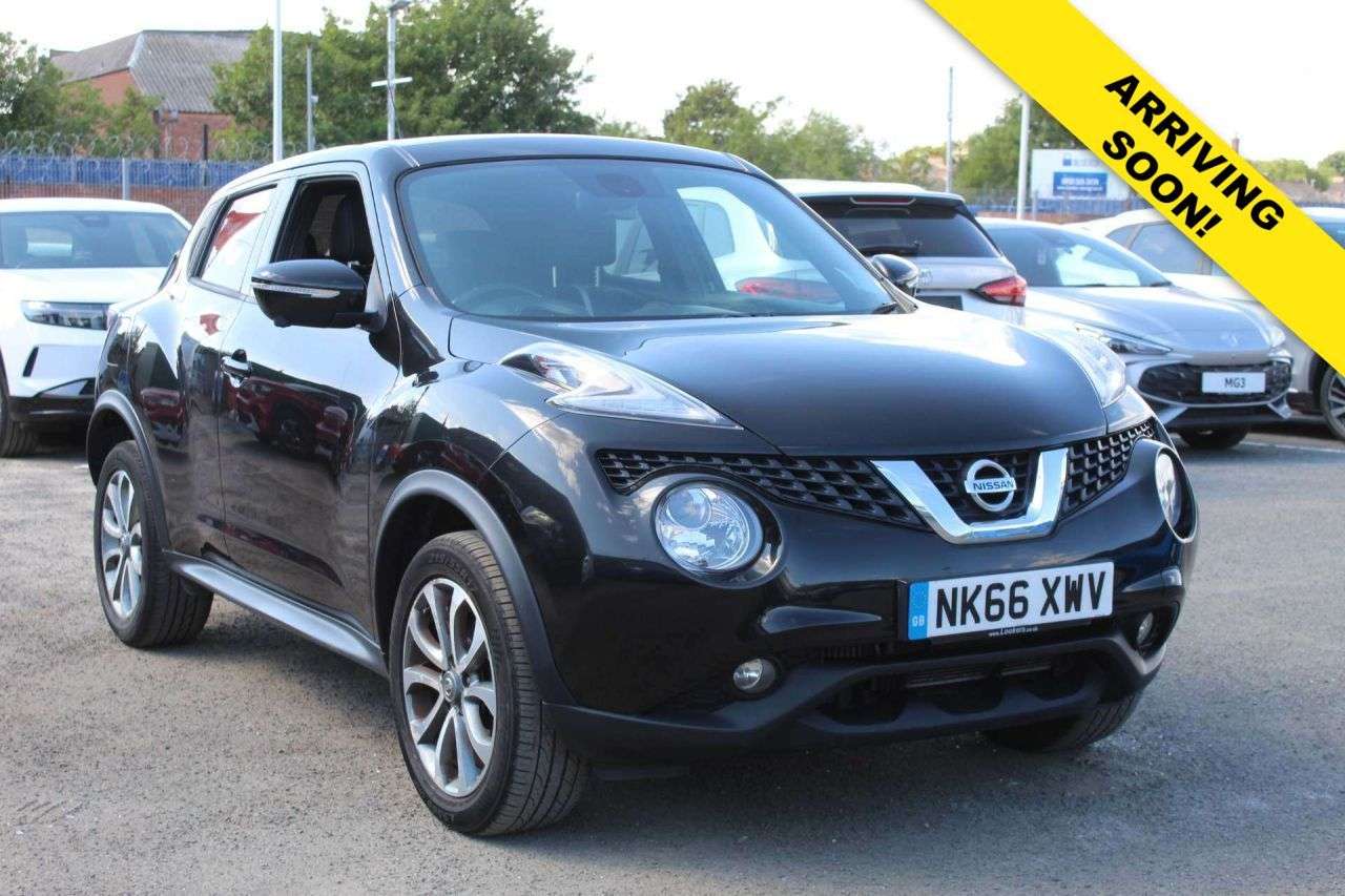 A 2016 NISSAN JUKE 1.5 dCi Tekna SUV 5dr Diesel Manual Euro 6 (s/s) (110 ps) *2 YEAR WTY FROM A 2016 NISSAN JUKE 1.5 dCi Tekna SUV 5dr Diesel Manual Euro 6 (s/s) (110 ps) *2 YEAR WTY FROM
