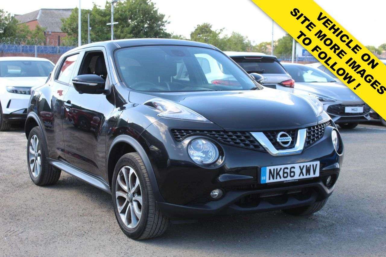 A 2016 NISSAN JUKE 1.5 dCi Tekna SUV 5dr Diesel Manual Euro 6 (s/s) (110 ps) *2 YEAR WTY FROM A 2016 NISSAN JUKE 1.5 dCi Tekna SUV 5dr Diesel Manual Euro 6 (s/s) (110 ps) *2 YEAR WTY FROM