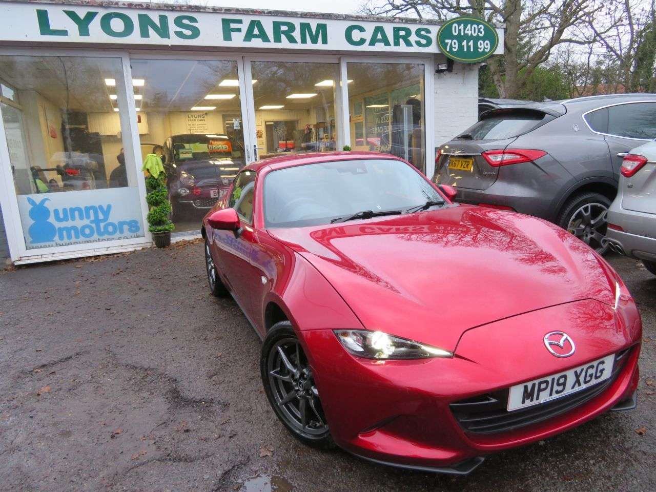 A 2019 MAZDA MX-5 RF 1.5 SKYACTIV-G Sport Nav+ Convertible 2dr Petrol Manual Euro 6 (132 ps) CON A 2019 MAZDA MX-5 RF 1.5 SKYACTIV-G Sport Nav+ Convertible 2dr Petrol Manual Euro 6 (132 ps) CON