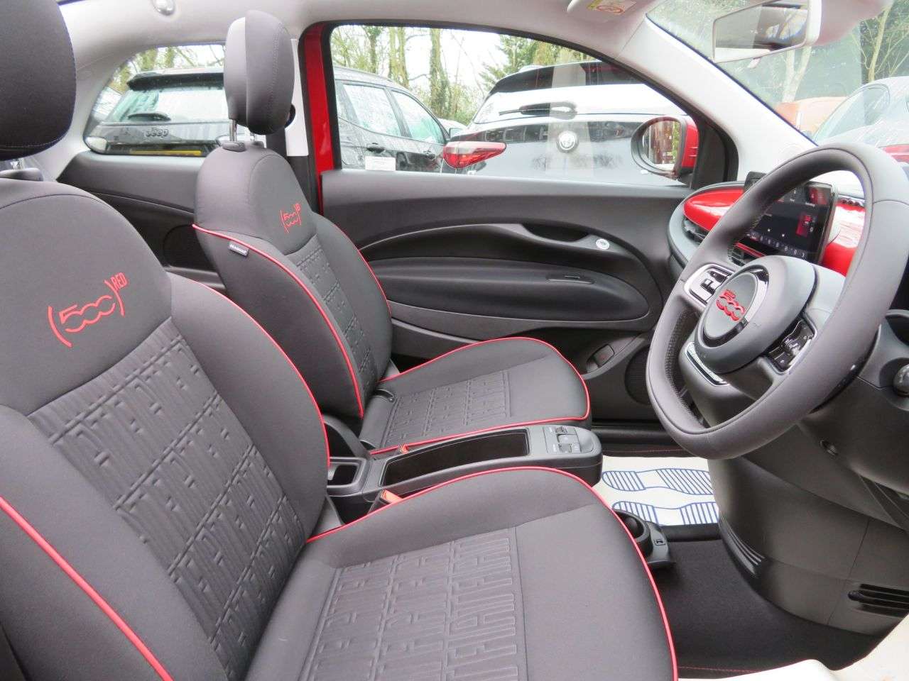 A 2021 FIAT 500E C 42kWh RED Convertible 2dr Electric Automatic (118 ps) 16" ALLOYS + WIRELESS A 2021 FIAT 500E C 42kWh RED Convertible 2dr Electric Automatic (118 ps) 16" ALLOYS + WIRELESS