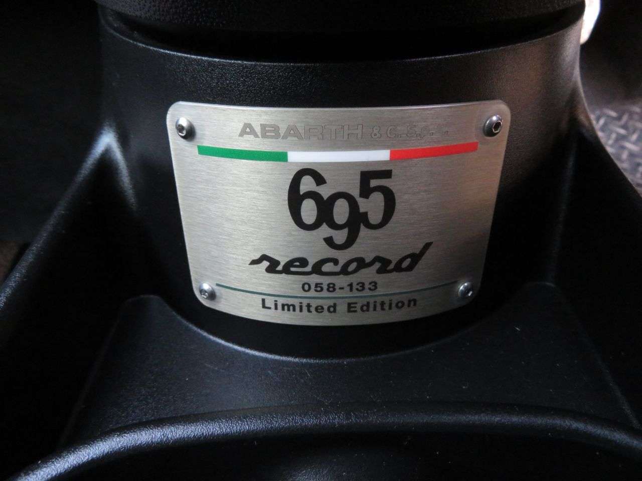 A 2016 ABARTH 695 1.4 T-Jet Biposto Record Edition Hatchback 3dr Petrol Manual Euro 6 (190 bh A 2016 ABARTH 695 1.4 T-Jet Biposto Record Edition Hatchback 3dr Petrol Manual Euro 6 (190 bh