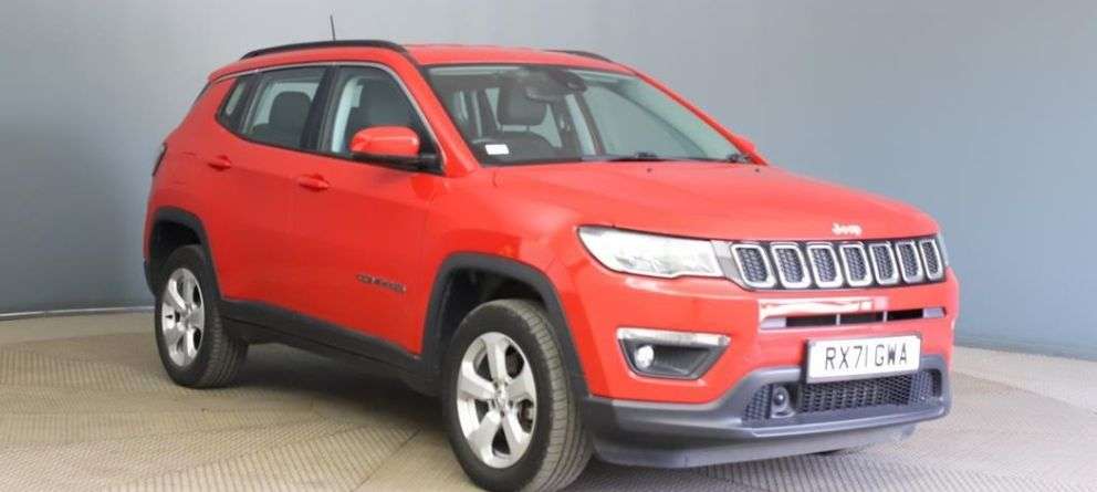 A 2021 JEEP COMPASS 1.4T MultiAirII Longitude SUV 5dr Petrol Automatic 4 Wheel Drive Euro 6 (s/ A 2021 JEEP COMPASS 1.4T MultiAirII Longitude SUV 5dr Petrol Automatic 4 Wheel Drive Euro 6 (s/