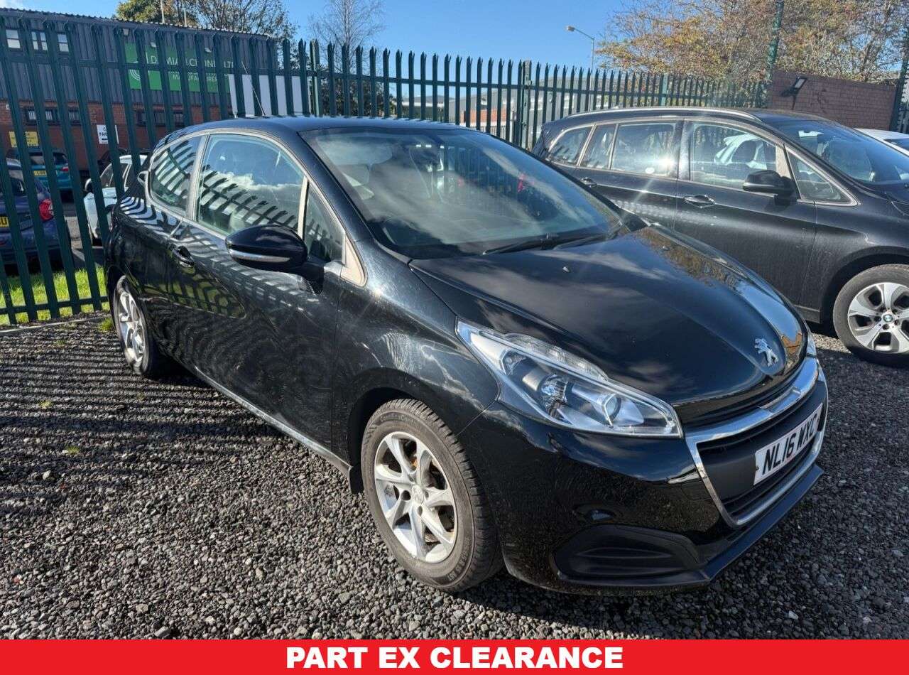 A 2016 PEUGEOT 208 1.2 PureTech Active Hatchback 3dr Petrol Manual Euro 6 (82 ps) MOT EXPIRES A 2016 PEUGEOT 208 1.2 PureTech Active Hatchback 3dr Petrol Manual Euro 6 (82 ps) MOT EXPIRES