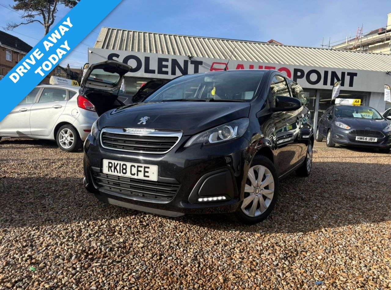 A 2018 PEUGEOT 108 1.0 Active Hatchback 5dr Petrol Manual Euro 6 (68 ps) A 2018 PEUGEOT 108 1.0 Active Hatchback 5dr Petrol Manual Euro 6 (68 ps)