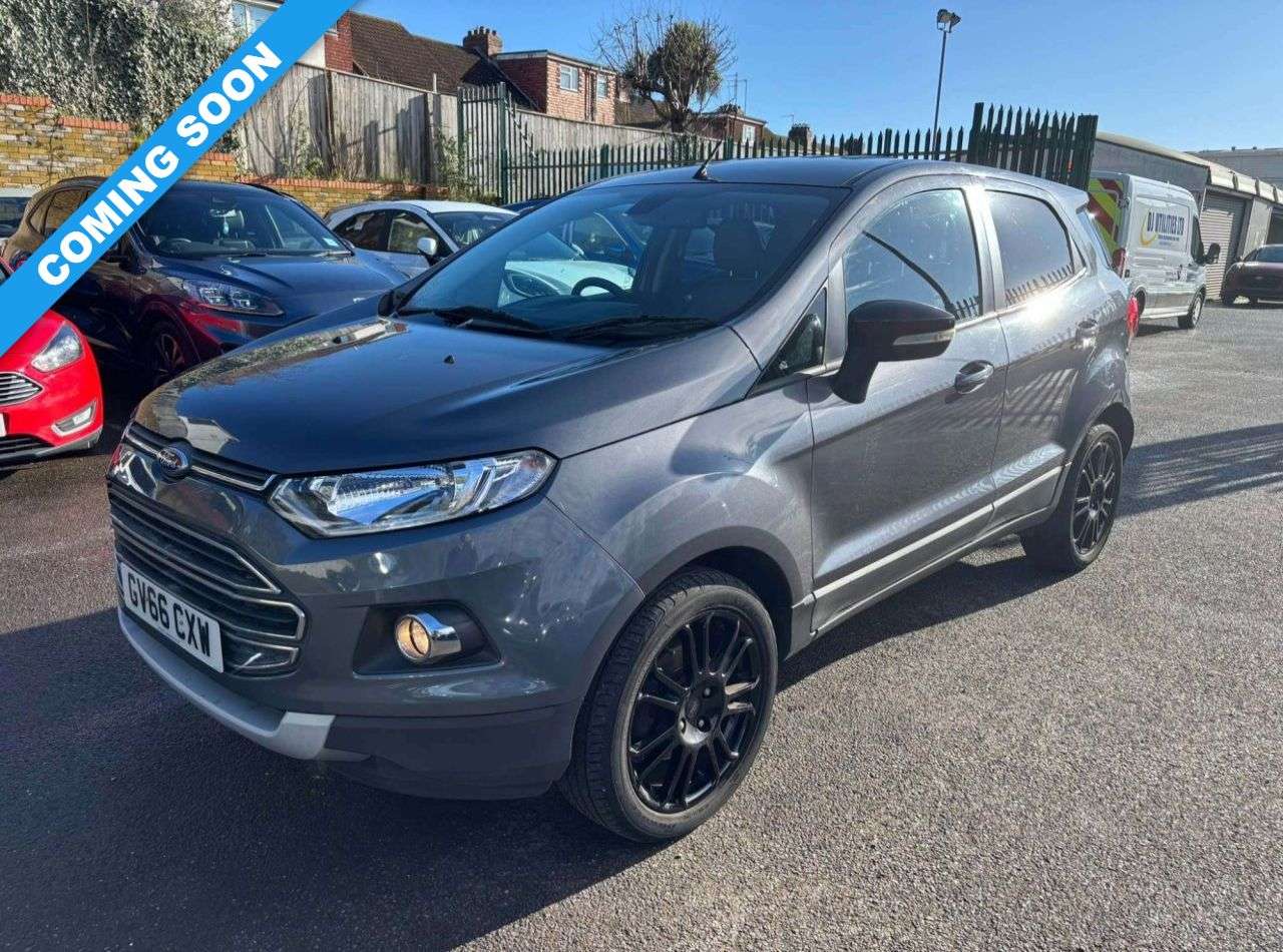 A 2017 FORD ECOSPORT 1.0T EcoBoost Titanium S SUV 5dr Petrol Manual 2WD Euro 6 (s/s) (140 ps) A 2017 FORD ECOSPORT 1.0T EcoBoost Titanium S SUV 5dr Petrol Manual 2WD Euro 6 (s/s) (140 ps)