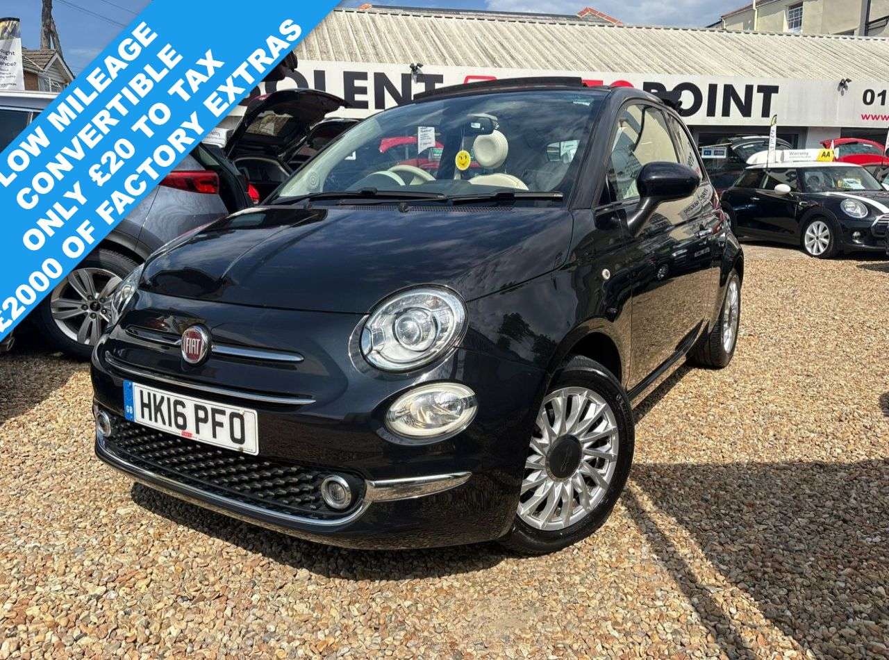 A 2016 FIAT 500C 0.9 TwinAir Lounge Convertible 2dr Petrol Manual Euro 6 (s/s) (105 ps) A 2016 FIAT 500C 0.9 TwinAir Lounge Convertible 2dr Petrol Manual Euro 6 (s/s) (105 ps)