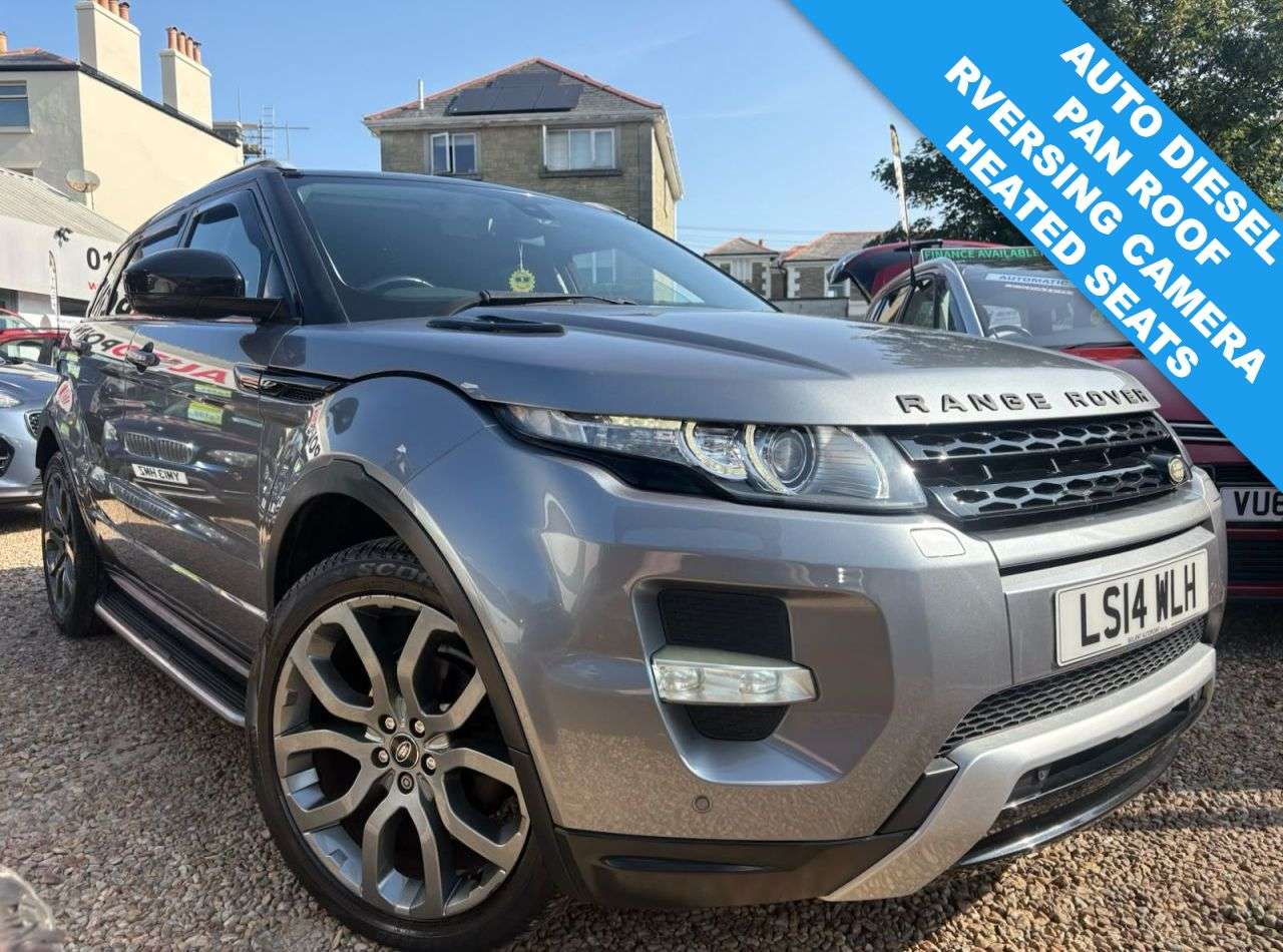 A 2014 LAND ROVER RANGE ROVER EVOQUE 2.2 SD4 Dynamic SUV 5dr Diesel Auto 4WD Euro 5 (s/s) (190 ps) A 2014 LAND ROVER RANGE ROVER EVOQUE 2.2 SD4 Dynamic SUV 5dr Diesel Auto 4WD Euro 5 (s/s) (190 ps)