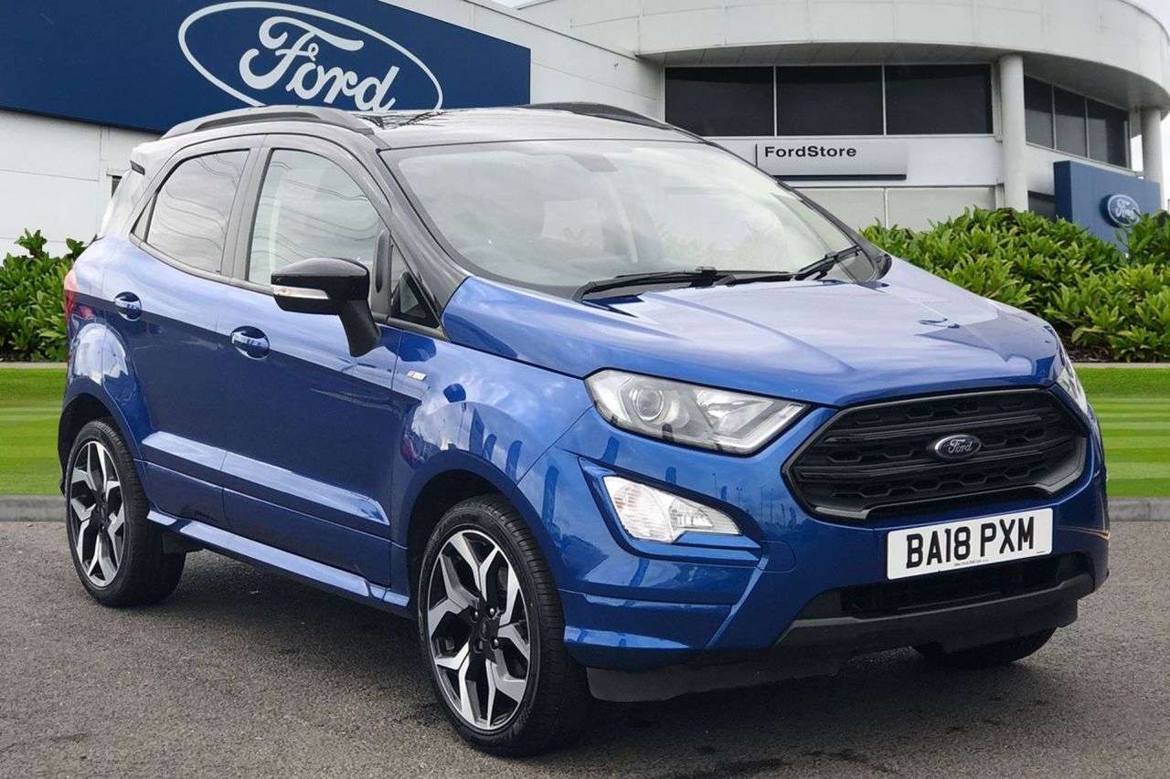 A 2018 FORD ECOSPORT 1.0T EcoBoost ST-Line SUV 5dr Petrol Manual Euro 6 (s/s) (125 ps) A 2018 FORD ECOSPORT 1.0T EcoBoost ST-Line SUV 5dr Petrol Manual Euro 6 (s/s) (125 ps)