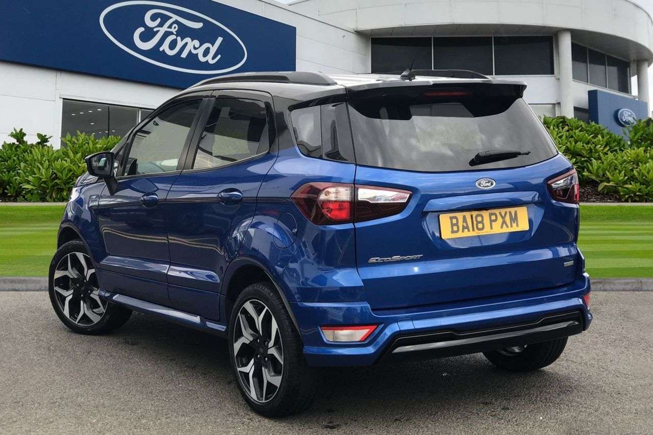 A 2018 FORD ECOSPORT 1.0T EcoBoost ST-Line SUV 5dr Petrol Manual Euro 6 (s/s) (125 ps) A 2018 FORD ECOSPORT 1.0T EcoBoost ST-Line SUV 5dr Petrol Manual Euro 6 (s/s) (125 ps)