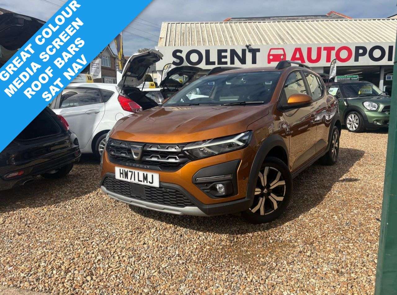 A 2022 DACIA SANDERO STEPWAY 1.0 TCe Prestige Hatchback 5dr Petrol Manual Euro 6 (s/s) (90 ps) A 2022 DACIA SANDERO STEPWAY 1.0 TCe Prestige Hatchback 5dr Petrol Manual Euro 6 (s/s) (90 ps)