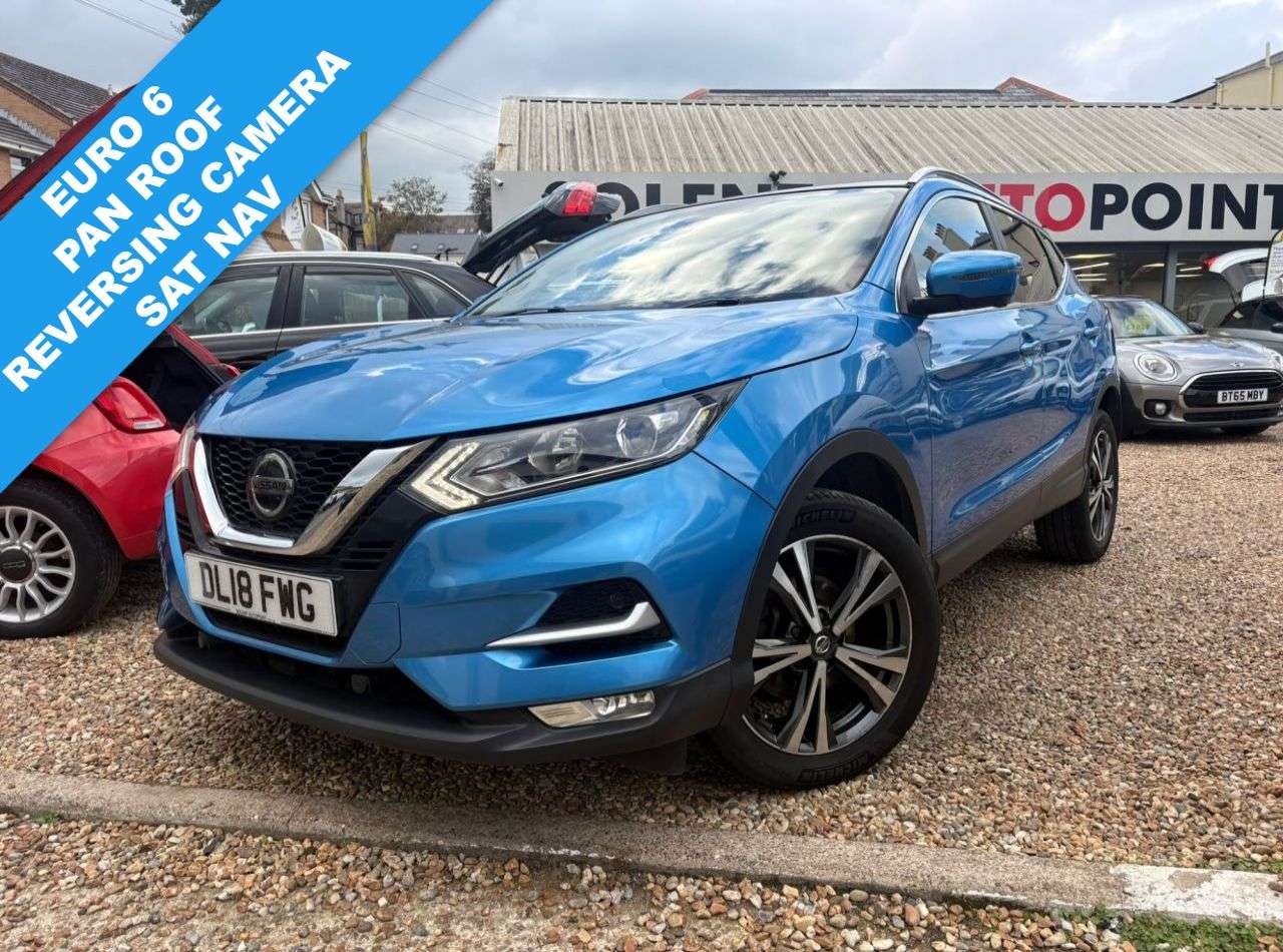 A 2018 NISSAN QASHQAI 1.5 dCi N-Connecta SUV 5dr Diesel Manual Euro 6 (s/s) (110 ps) A 2018 NISSAN QASHQAI 1.5 dCi N-Connecta SUV 5dr Diesel Manual Euro 6 (s/s) (110 ps)