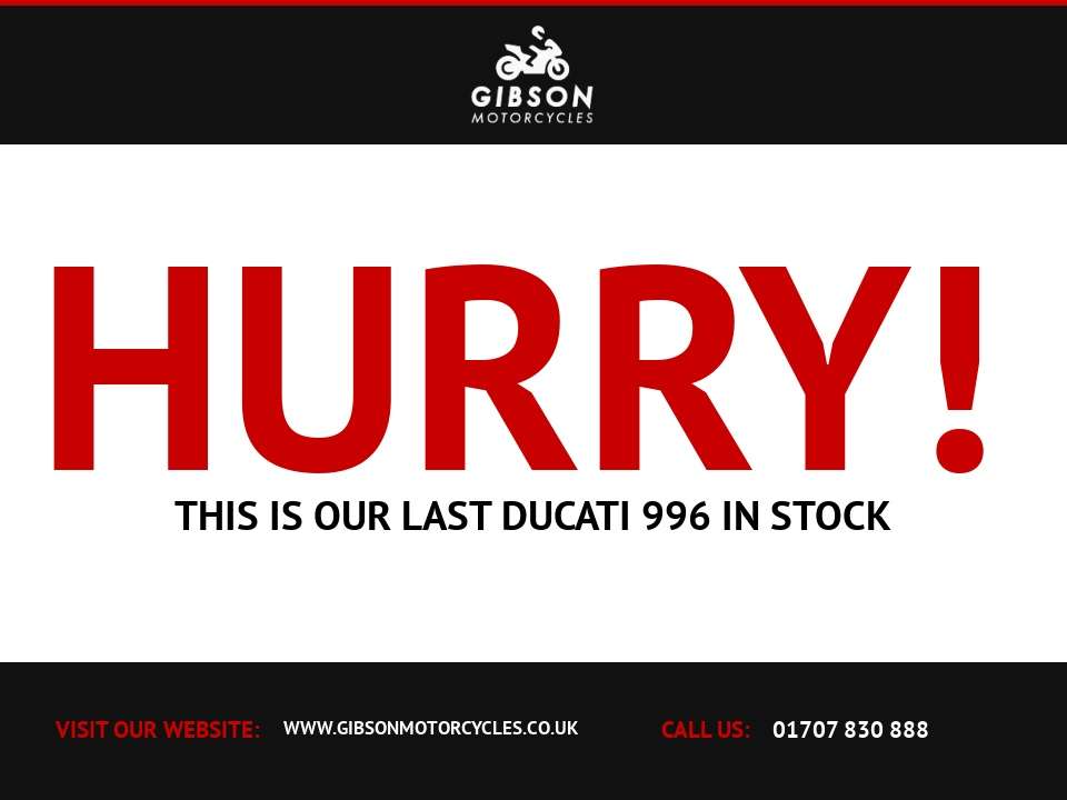 1999 DUCATI 996 1999 DUCATI 996