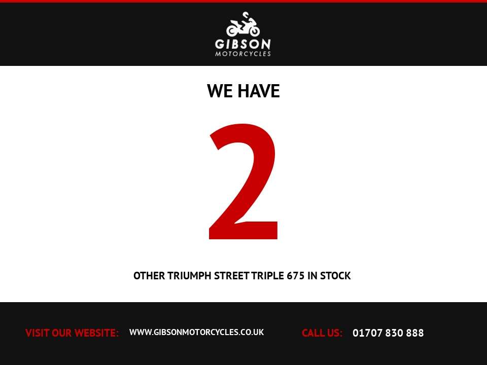 2014 TRIUMPH STREET TRIPLE 675 2014 TRIUMPH STREET TRIPLE 675