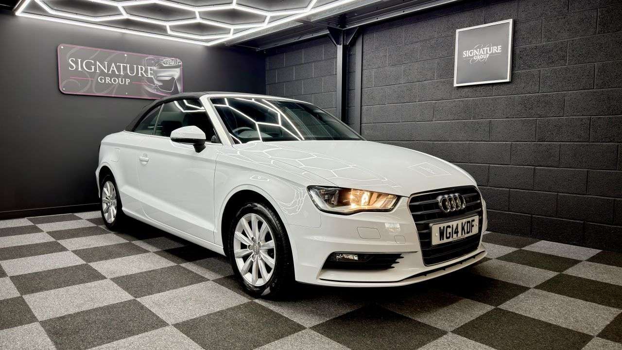 A 2014 AUDI A3 CABRIOLET 2.0 TDI SE Convertible 2dr Diesel Manual Euro 6 (s/s) (150 ps) A 2014 AUDI A3 CABRIOLET 2.0 TDI SE Convertible 2dr Diesel Manual Euro 6 (s/s) (150 ps)