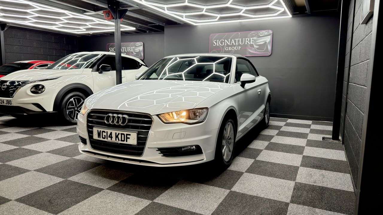 A 2014 AUDI A3 CABRIOLET 2.0 TDI SE Convertible 2dr Diesel Manual Euro 6 (s/s) (150 ps) A 2014 AUDI A3 CABRIOLET 2.0 TDI SE Convertible 2dr Diesel Manual Euro 6 (s/s) (150 ps)
