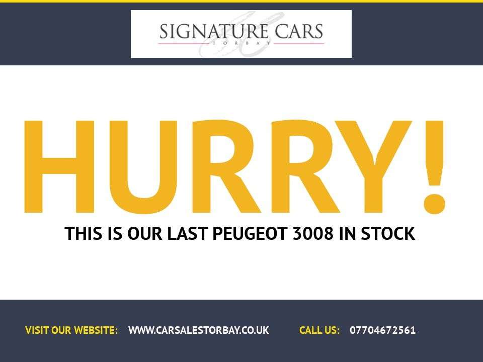 A 2017 PEUGEOT 3008 1.2 PureTech GT Line SUV 5dr Petrol Manual Euro 6 (s/s) (130 ps) A 2017 PEUGEOT 3008 1.2 PureTech GT Line SUV 5dr Petrol Manual Euro 6 (s/s) (130 ps)