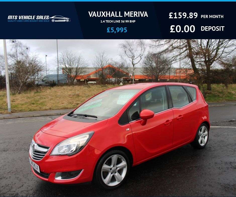 A 2016 VAUXHALL MERIVA TECH LINE A 2016 VAUXHALL MERIVA TECH LINE
