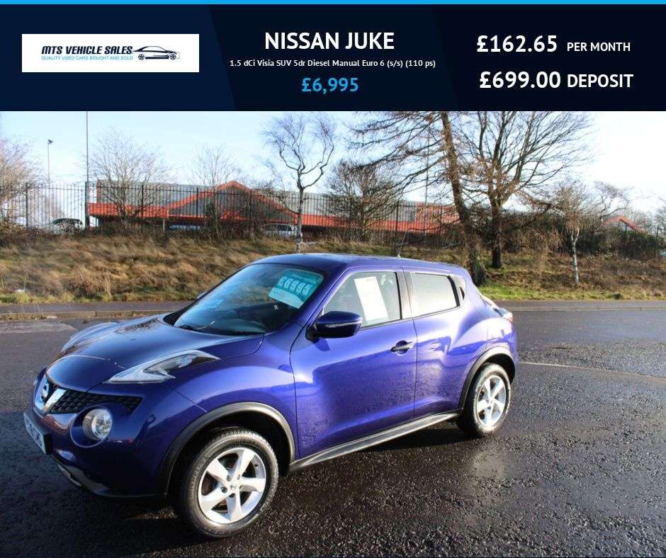 A 2018 NISSAN JUKE 1.5 dCi Visia 2018,2 Owners,F.S.H,70mpg,Superb Condition,Ulez Compliant A 2018 NISSAN JUKE 1.5 dCi Visia 2018,2 Owners,F.S.H,70mpg,Superb Condition,Ulez Compliant