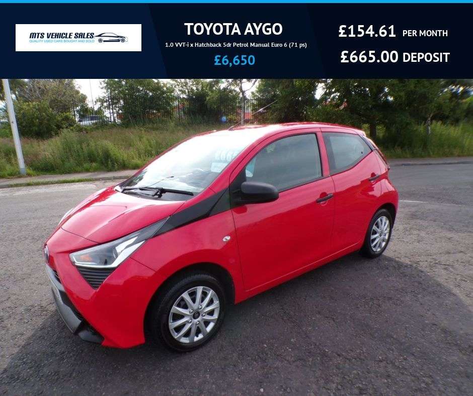 A 2019 TOYOTA AYGO 1.0 VVT-i X 2019,1 Previous Owner,Service History,Superb Condition,Ulez Com A 2019 TOYOTA AYGO 1.0 VVT-i X 2019,1 Previous Owner,Service History,Superb Condition,Ulez Com