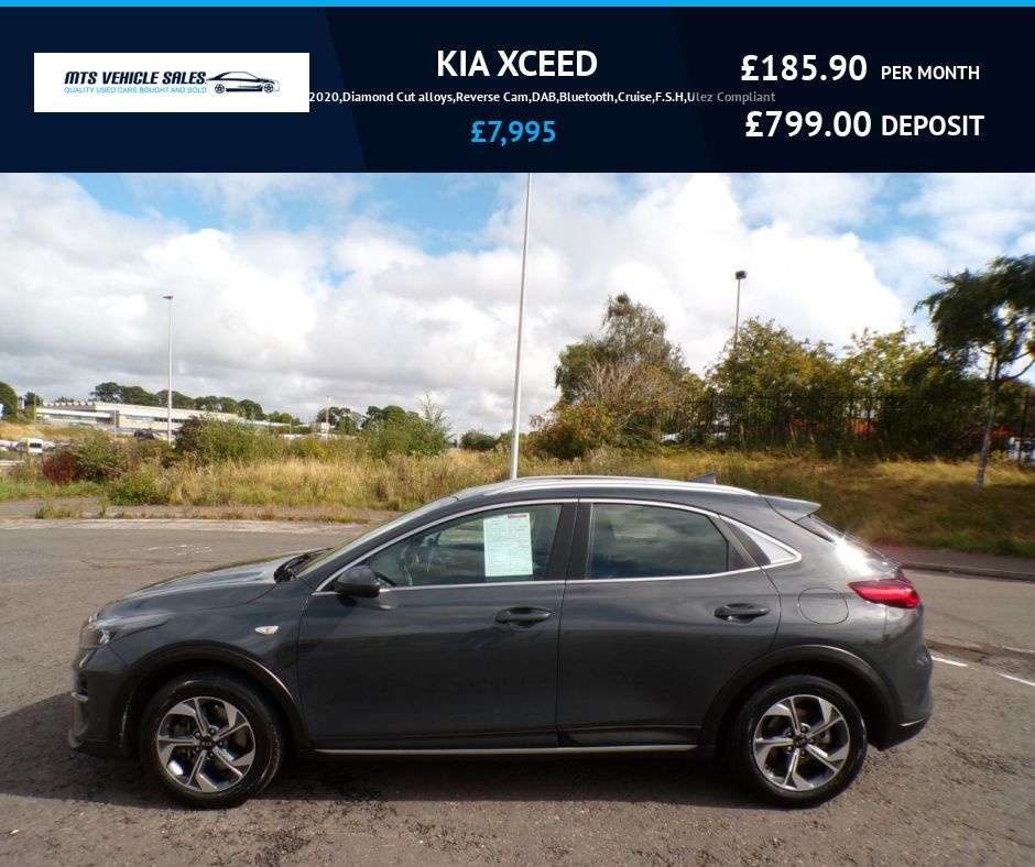 A 2020 KIA XCEED 1.6 CRDi 2020,Diamond Cut alloys,Reverse Cam,DAB,Bluetooth,Cruise,F.S.H,Ule A 2020 KIA XCEED 1.6 CRDi 2020,Diamond Cut alloys,Reverse Cam,DAB,Bluetooth,Cruise,F.S.H,Ule