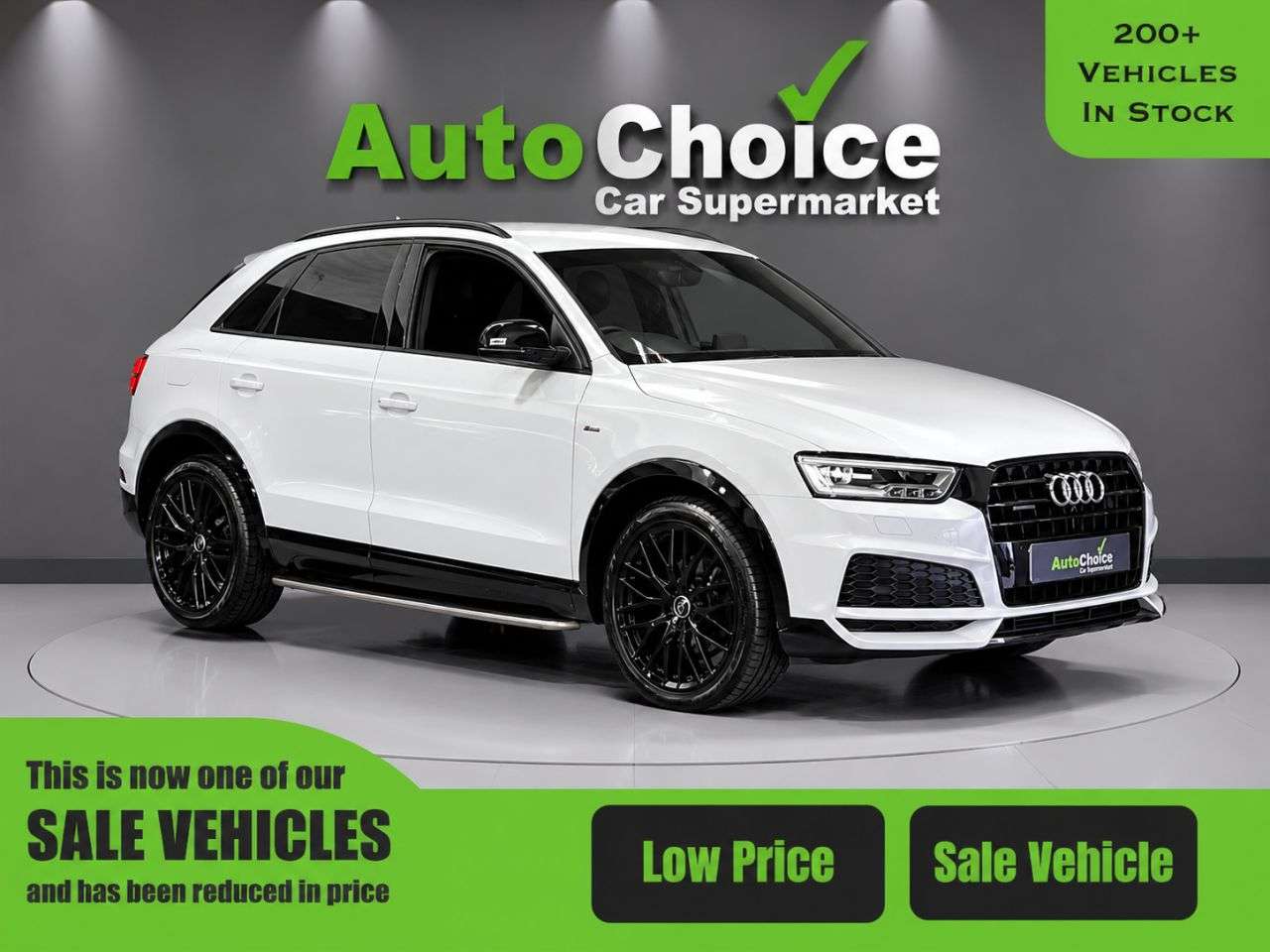 A 2018 AUDI Q3 2.0 TDI Black Edition SUV 5dr Diesel S Tronic quattro Euro 6 (s/s) (184 ps) A 2018 AUDI Q3 2.0 TDI Black Edition SUV 5dr Diesel S Tronic quattro Euro 6 (s/s) (184 ps)